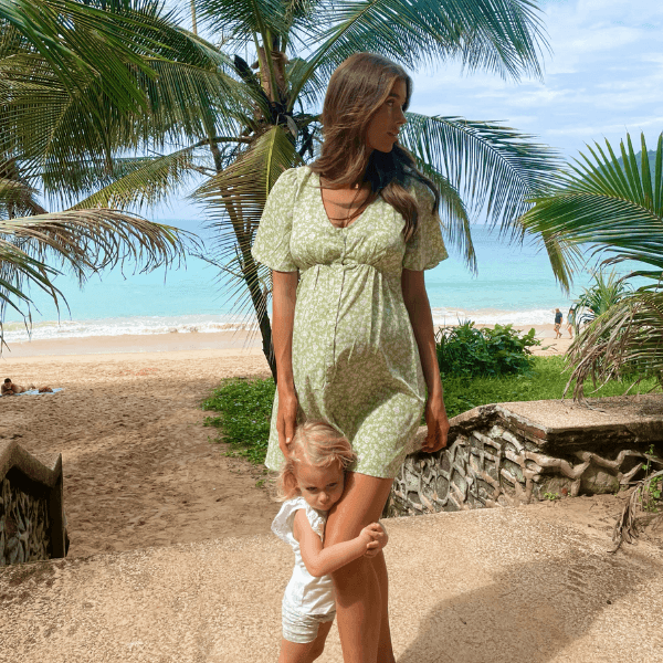 cute summer dresses for pregnancy V CITY Spring Maternity Women Knit Mid Sweater Dress Photoshoot Outfit Light Blue-s Small at Amazon Women's Clothing store This will surely be your favorite pregnancy wear in summer Cute Maternity Clothes & Bump