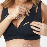 Cross Wrap Nursing Bra