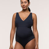 Cross Front One Piece Swimsuit