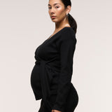 Cross Wrap Knit Feeding Top