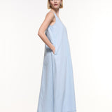 Emily Denim Maxi Dress