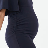 Kim Flare Sleeve Dress - Navy