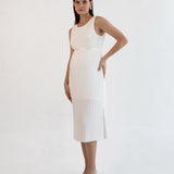 Michelle Pleat Feeding Dress