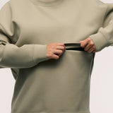 Oversized Feeding Zip Jumper