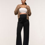 Pull-On Wide Leg Pants