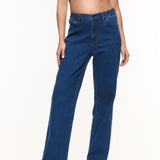 Relaxed Wide Leg Jeans