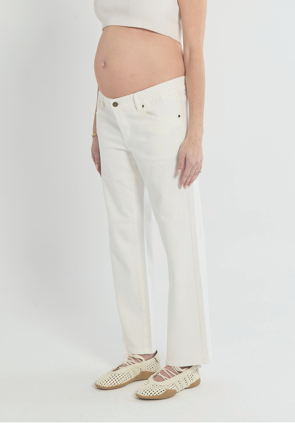 Soon Slim Straight Leg Jeans (Cropped)