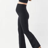 Straight Flare Overbelly Leggings