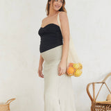 Straight Midi Skirt