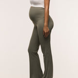 Straight Flare Overbelly Leggings