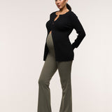 Straight Flare Overbelly Leggings