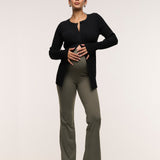 Straight Flare Overbelly Leggings
