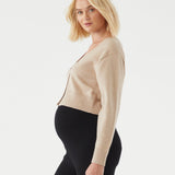 V-Neck Cropped Cardigan