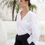 Wide Linen Shorts