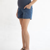 Wide Denim Shorts