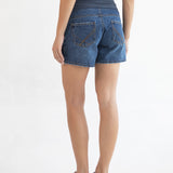 Wide Denim Shorts