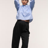 Wide Leg Pleated Pants
