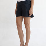 Wide Linen Shorts
