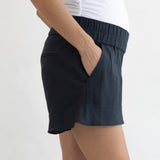 Wide Linen Shorts