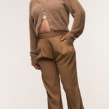 Wide Leg Pleated Pants