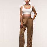 Wide Leg Pleated Pants