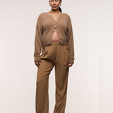 Wide Leg Pleated Pants