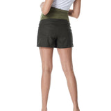 Nala Overbelly Linen Shorts