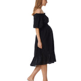 Reve Off Shoulder Midi Dress