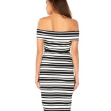 Claire Off-Shoulder Maternity Dress