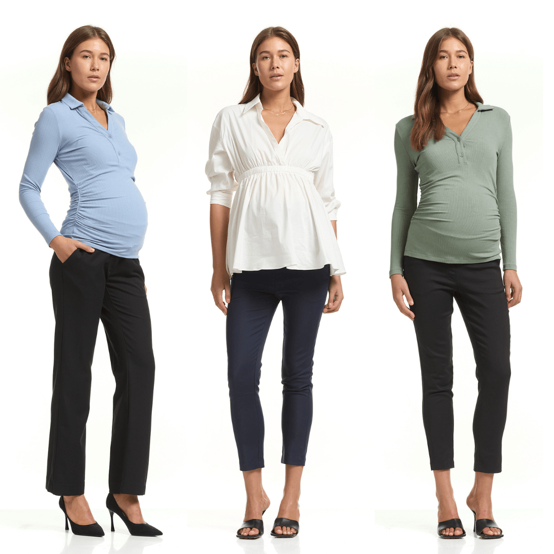 Maternity work pants and how to style them