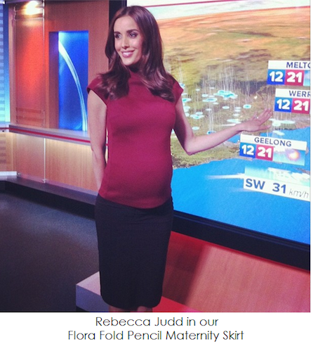Spotted in SOON: Rebecca Judd on Nine News.