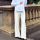 Soho Straight Pants -Beige