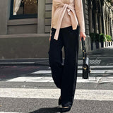 Soho Straight Pants - Black