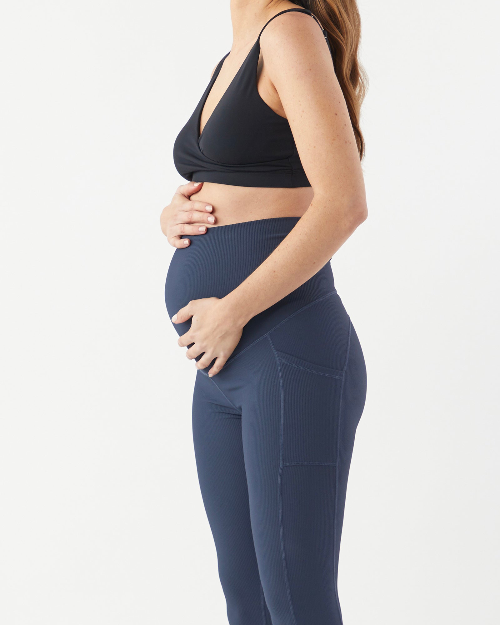 Armoire  Rent this Soon Maternity Active Overbelly Side Pocket Cropped  Leggings