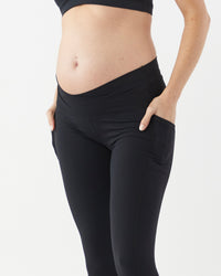 JOYSPELS Maternity Leggings Over The Belly with Pockets Non-See-Through  Workout Pregnancy Leggings - ShopStyle