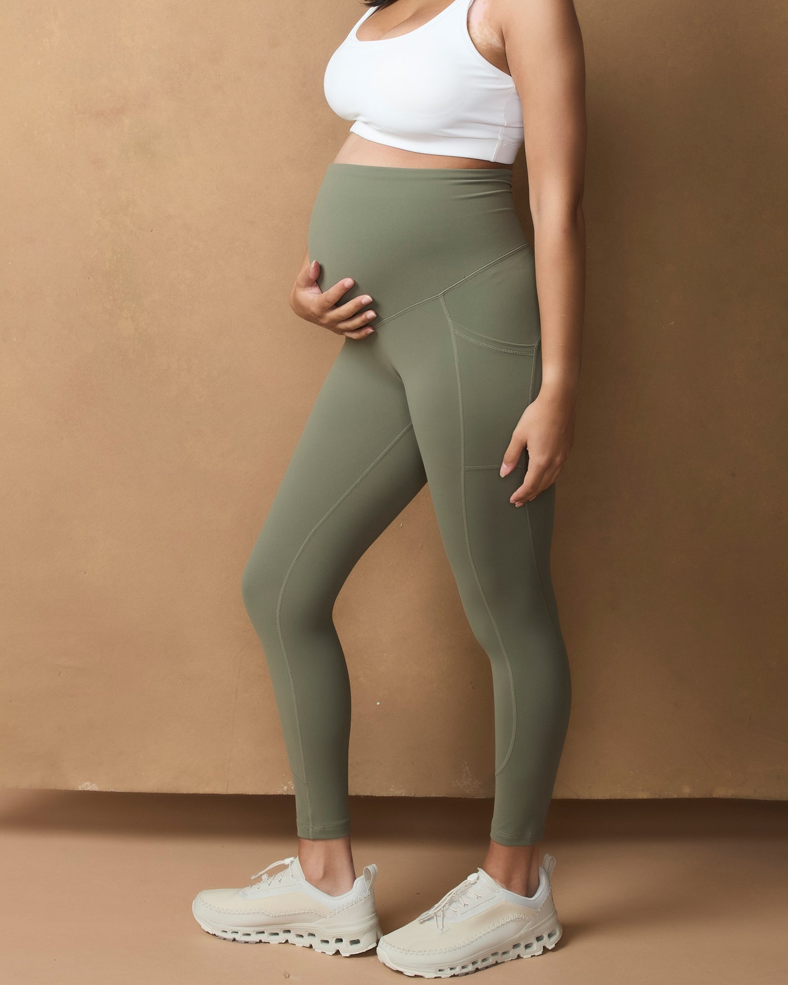 Active Overbelly Side Pocket 7/8 Leggings