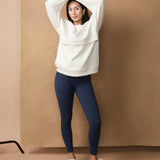 Active Overbelly Side Pocket 7/8 Leggings - Midnight