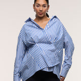 Alora Oversized Wrap Shirt