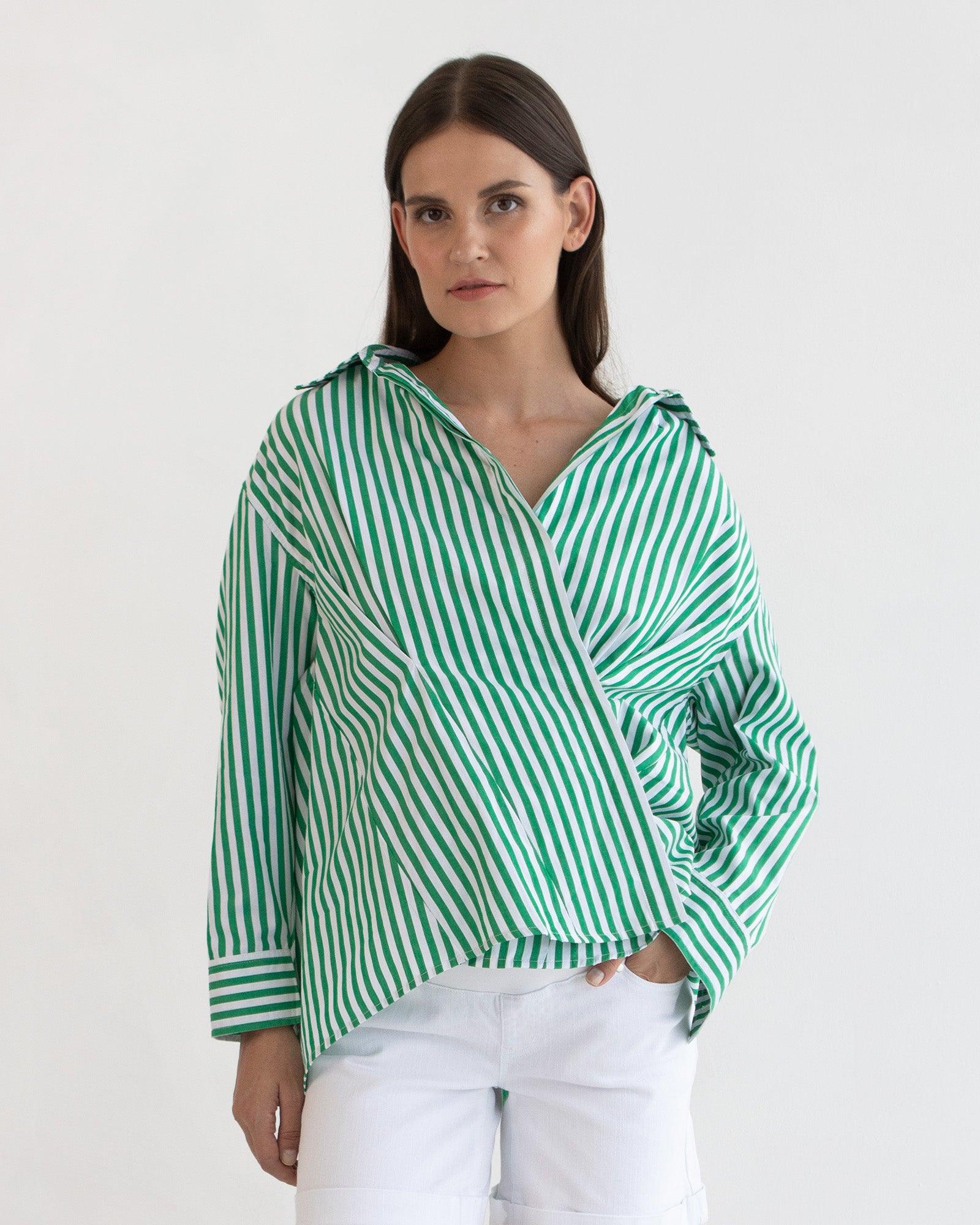 Alora Oversized Wrap Shirt