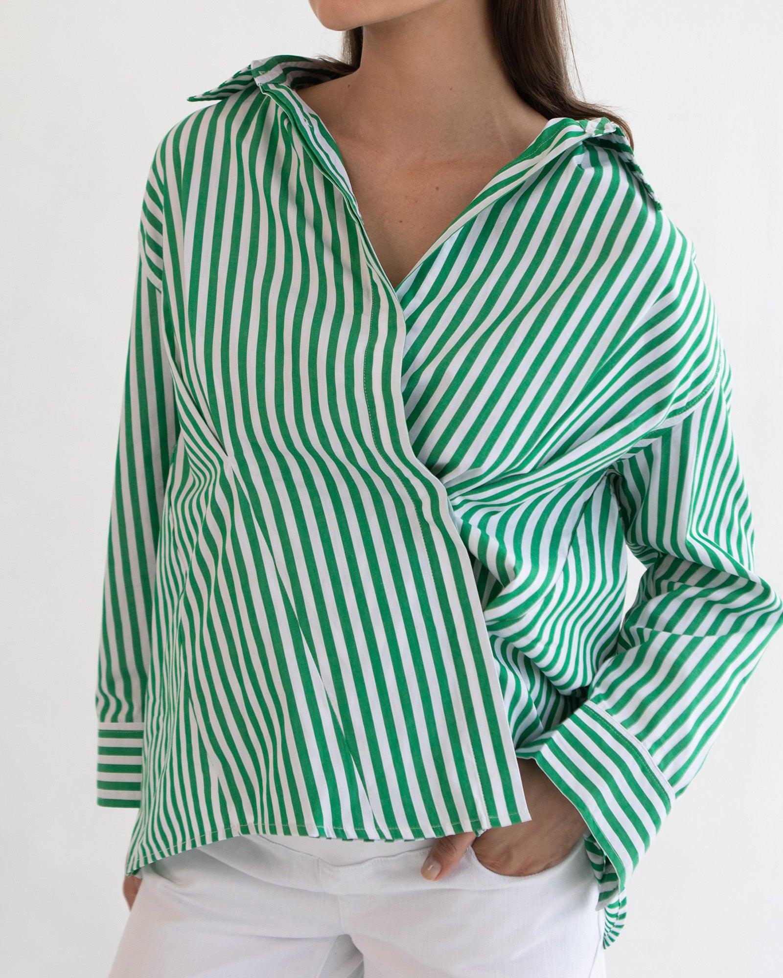 Alora Oversized Wrap Shirt