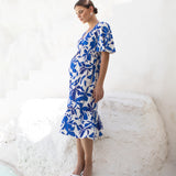 Anika Midi Feeding Dress