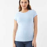 Classic Cotton Maternity T-Shirt - Sky Blue