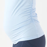 Classic Cotton Maternity T-Shirt - Sky Blue