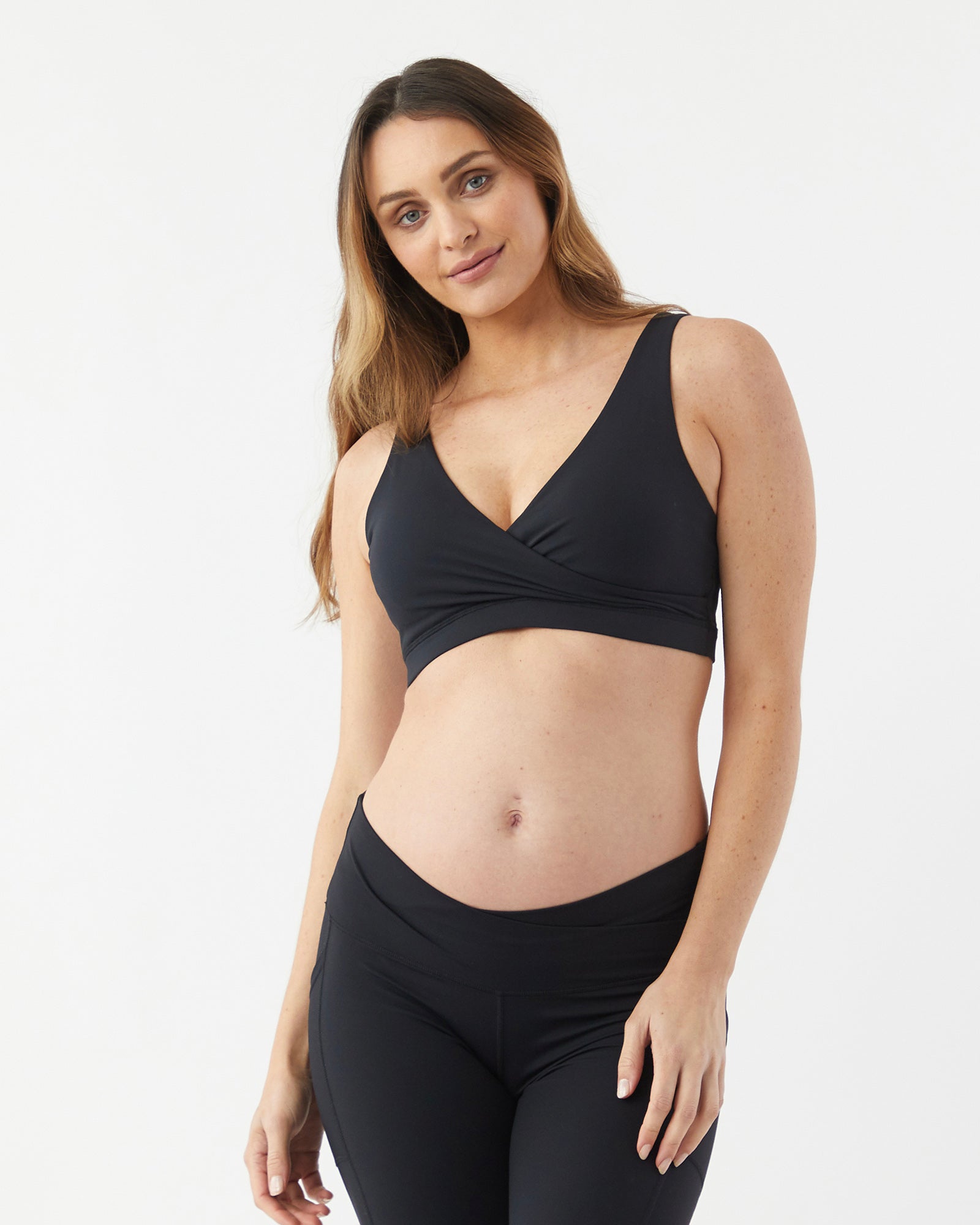 Bump & Me - The classic crossover design of our Carriwell crossover  sleeping and nursing bra allows for easy, pull-aside breastfeeding access,  perfect for those late-night feedings or quick nursing sessions while