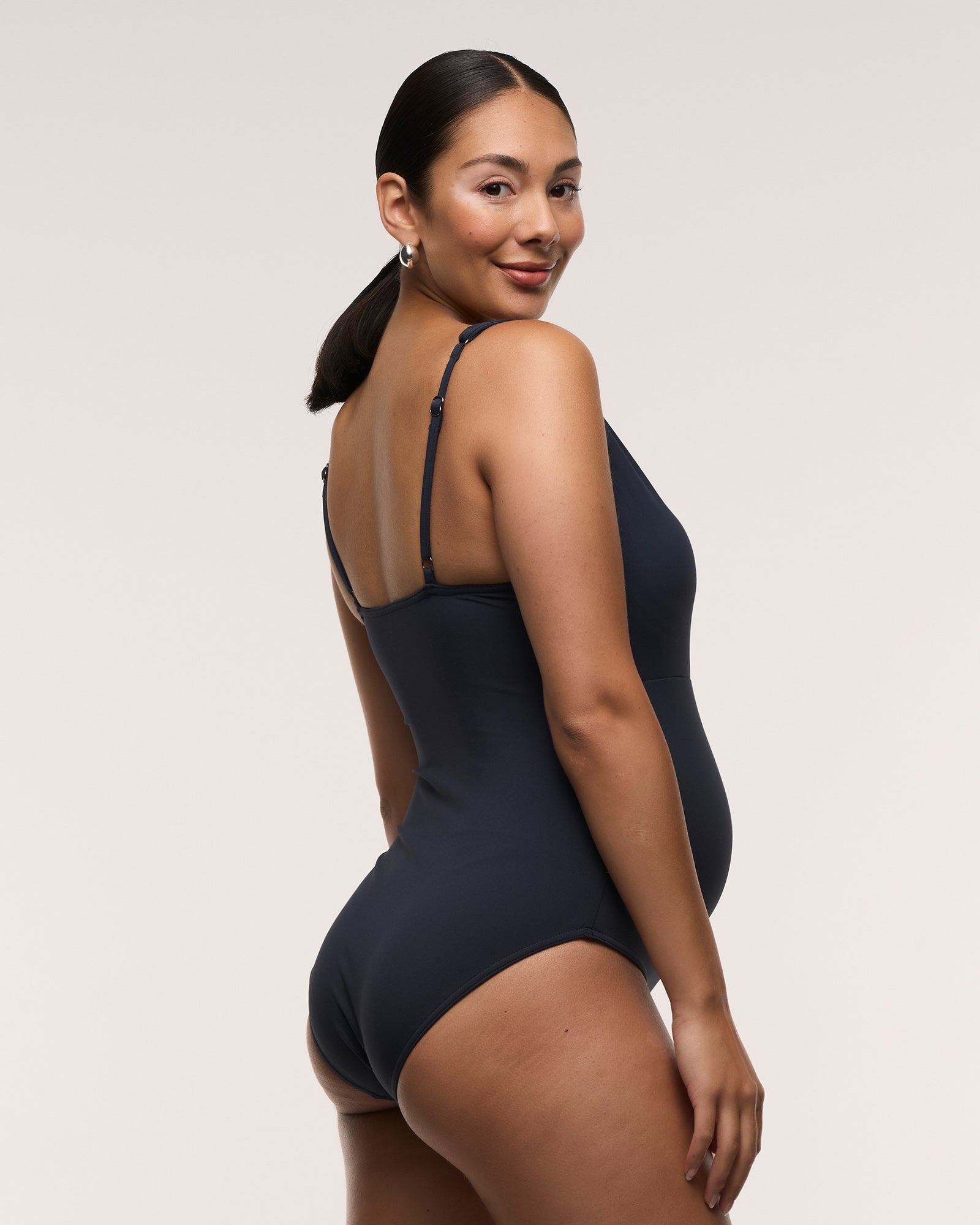 Cross Front One Piece Swimsuit