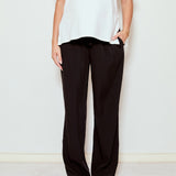Draped Wide Leg Pants