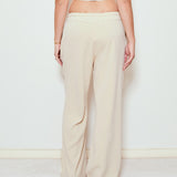 Draped Wide Leg Pants