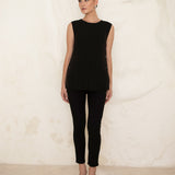 Dream Skinny Capri Pants - Black