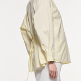 Ella Back Tie Cotton Shirt