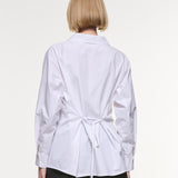 Ella Back Tie Cotton Shirt
